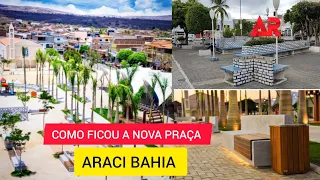 como ficou a nova praça da conceição de araci Dos anos 80 a 2023  ARACI BA