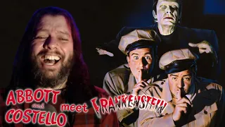 Funniest horror movie EVER?! MAYBE! Abbott and Costello Meet Frankenstein, First Time Watching