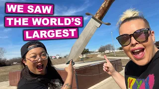 We Saw The World's Largest Bowie Knife | Linking Up Old & New Adventure Friends | Bowie, Texas