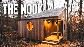 The Nook - Tiny House w/ 2 Lofts & Indoor Swing at 400sqft! | Airbnb Tiny House Tour!