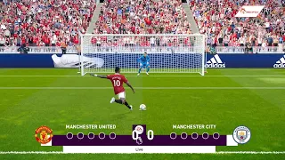 ศึกชิงแชมป์ แมนซิตี้ พบ แมนยู FA Cup นัดชิง ดวลจุดโทษ PES2021