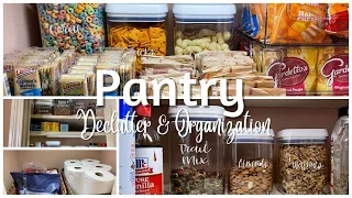 Pantry Organization 2022 | Huge Declutter & Clean with Me 2022