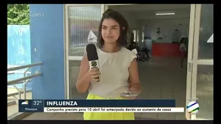 Cabo do microfone cai e deixa repórter da Rede Globo muda ao vivo