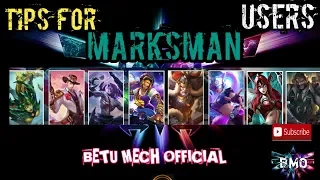 LEARN HOW TO MAINTAIN THE POSITION OF MARKSMAN IN TEAM FIGHT | MOBILE LEGEND