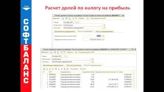 Налог на прибыль обособленного подразделения в 1С:УПП 8