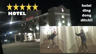 EXTREME HOTEL DING DONG DITCH PRANK!! *5 STAR HOTELS*            *MUST WATCH*