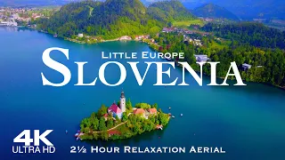 [4K] Best of SLOVENIA 2024 🇸🇮 Slovenija | 2½ Hour Drone Aerial Relaxation Film With Calming Music