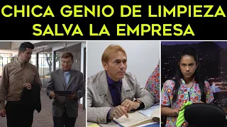 Chica genio de limpieza salva la empresa de su jefe millonario