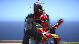 The Iron Spider-Man VS Batman Epic Battle | Redux Mango