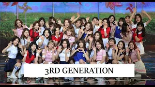 ranking 3rd gen kpop girl groups' songs