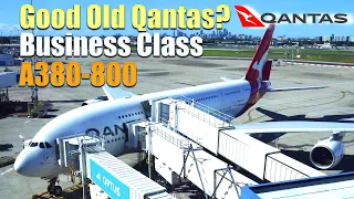 4K | Fool Me Once! The All So Simple and Basic Qantas Business Class A380 Sydney to Singapore QF1