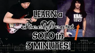 HOW TO PLAY Steel Heart  She's Gone Guitar Solo ( Direct and Concise with Tabs)