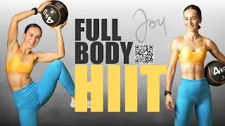 20 Min Full Body HIIT Workout with Medicine Ball (Med ball)