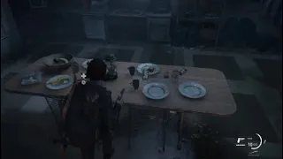 As requested, does the game remember if Ellie breaks that glass jar in the aquarium or not?