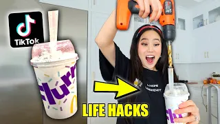 We TESTED Viral TikTok Life Hacks to see if they work *SHOCKING*