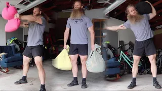 6 Sandbag Workouts (upper & lower body)