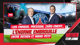 PSG : Luis Enrique, pression, Zaïre-Emery… L’énorme embrouille entre Petit et Rothen