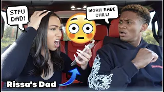 DISRESPECTING My DAD In Front Of My Boyfriend To See His Reaction!