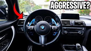 F30 Gets Aggressive Paddle Shifter Covers