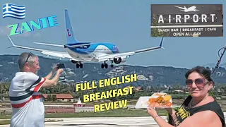 Breakfast at Zante Airport Runway Cafe #breakfast #food #review #foodie #foodlover #travel #greece