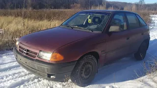 1992 Opel Astra F 1.6i POV Test Drive