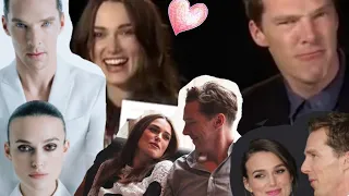 Benedict Cumberbatch and Keira Knightley being best friends