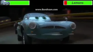 Cars 2 (2011) Oil Rig Chase with healthbars (Edited By @GabrielDietrichson)