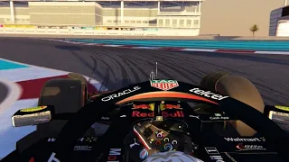 Trying all Yas Marina Circuit layouts part 3. Max Verstappen at the shortest possible layout