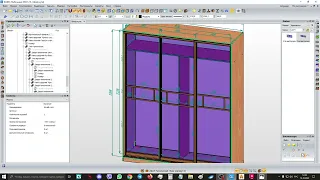 Пример построения шкафа купе в Базис-Мебельщик 2022.