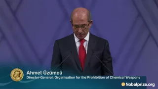 Lecture: 2013 Nobel Peace Prize, OPCW Director-General Ahmet Üzümcü