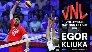 Egor Kliuka | Monster of the Vertical Jump | Best Aсtions VNL 2018