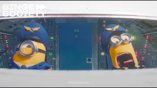 Les Minions Pilotent Un Avion  - Les Minions 2: Il Était Une Fois Gru (2022)