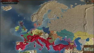 Europa Universalis 4 AI Timelapse - Extended Timeline Mod 250-2200