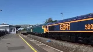 66763, 59003, 56006 and 45060 at Bridgwater on 03/06/15