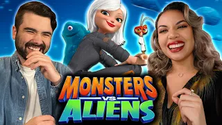 MONSTERS VS ALIENS IS HILARIOUS!! Monsters vs Aliens Movie Reaction! FIRST CONTACT PIANO SCENE