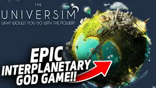 The BEST God Game Of Modern Times!! - The Universim - City Builder Colony Sim