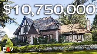 Inside This $10,750,000 Vancouver Tudor-Style Home