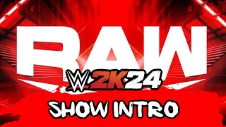 WWE 2K24 Universe Mode Raw Intro