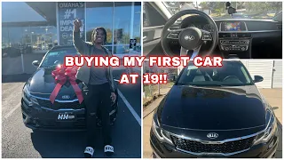 BUYING MY FIRST CAR AT 19!! Vlog (short car tour + running errands + Car accessories, etc) ￼