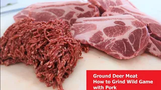 How to Grind Venison Burger, Ground Deer Meat.