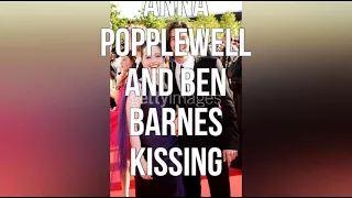 Anna Popplewell And Ben Barnes Kissing