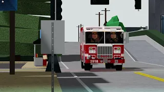 Roblox Fire trucks responding BEST OF 2022!