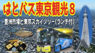 はとバスに乗って東京観光8【豊洲市場と東京スカイツリー】