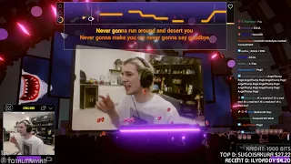 XQC slips up and says it during karaoke