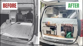 DIY Camper Van Conversion: A Full Build Timelapse for Beginners!