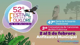 52° Festival Nacional del Folklore. Vecinas y vecinos invitan a toda la comunidad.