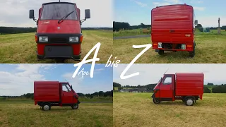 Piaggio Ape 50 (Modell Kasten) von A - Z