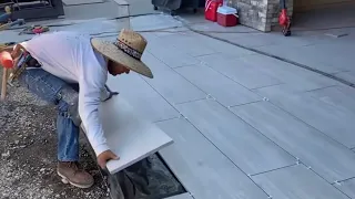 INSTALACIÓN DE PISO DE PORCELANA EN EXTERIORES