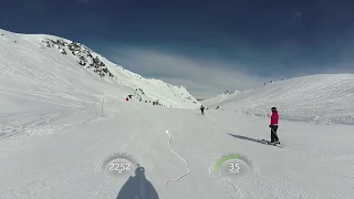 Skiing in Meribel  les 3 Vallées France Video 360°