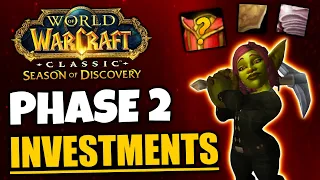 Phase 2 Investments for Season of Discovery Classic WoW